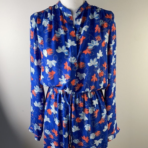 Halogen floral dress with cinch waist, size small - Picture 5 of 6